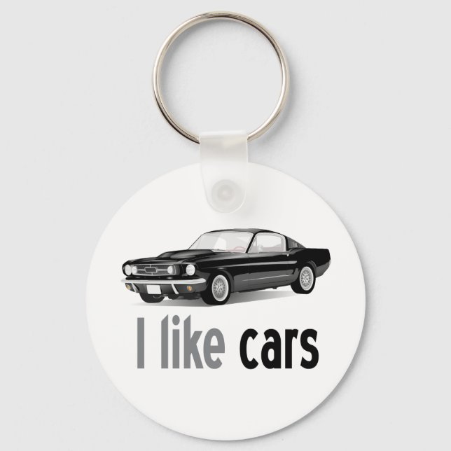 Llavero I like cars (Anverso)
