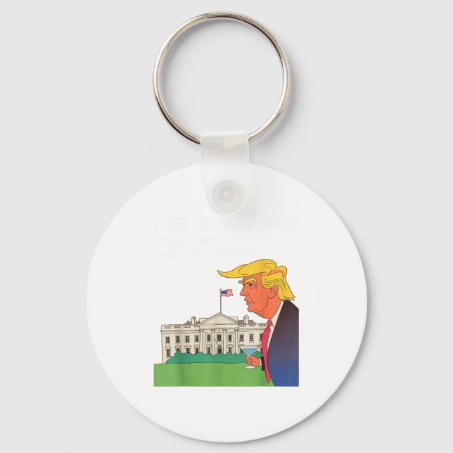 Llavero I Like The White House My Pants With A Lot Of Ball (Anverso)