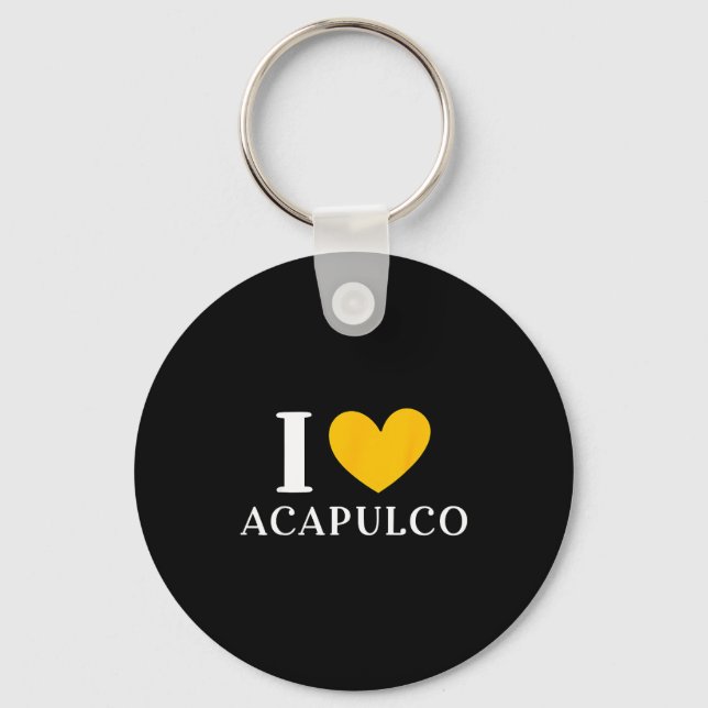 Llavero I Love Acapulco Mexico Vacation _1  (Anverso)