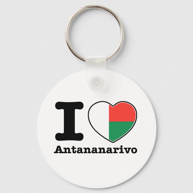 Llavero I love Antananarivo (Anverso)