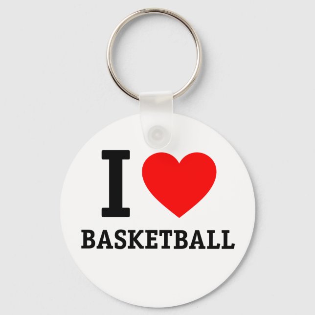 Llavero I Love Baseketball (Anverso)