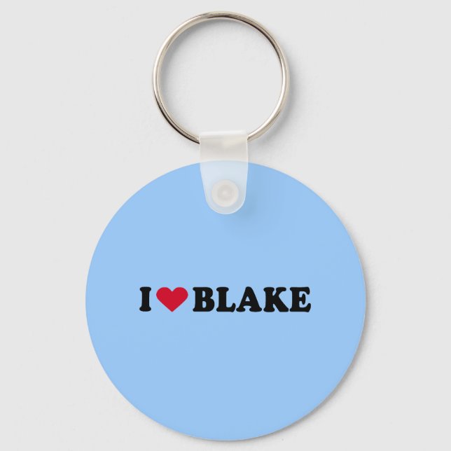 LLAVERO I LOVE BLAKE (Anverso)