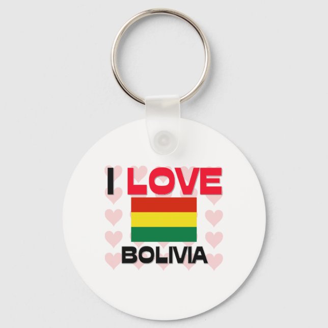 Llavero I Love Bolivia (Anverso)