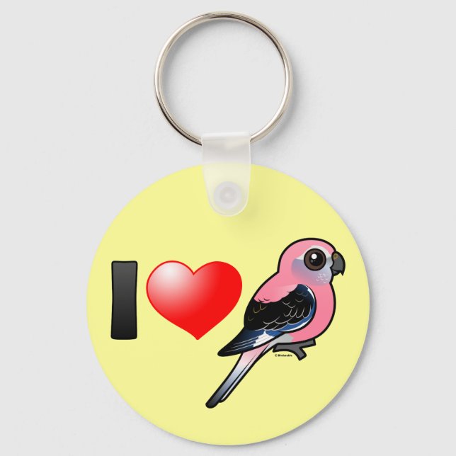 Llavero I Love Bourkies (Anverso)