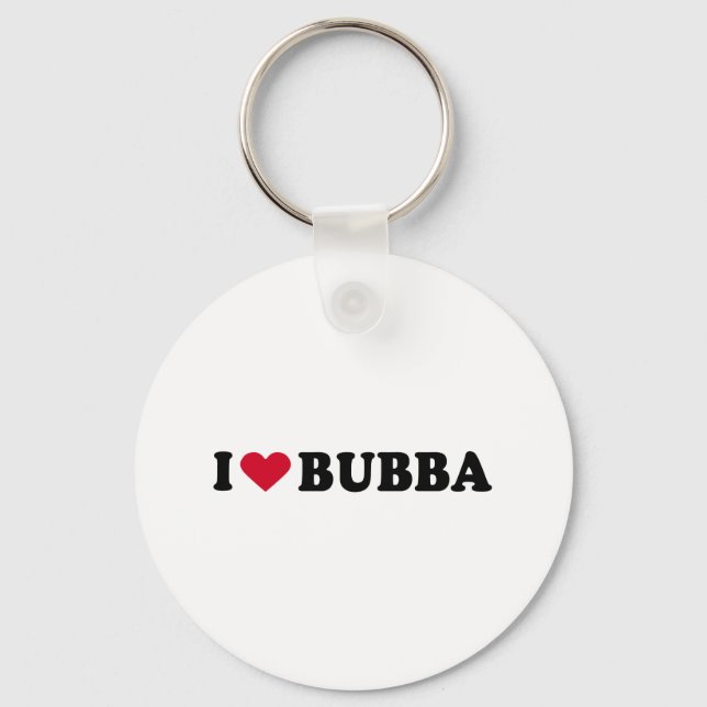 LLAVERO I LOVE BUBBA (Anverso)