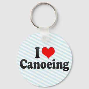 Llavero I Love Canoeing