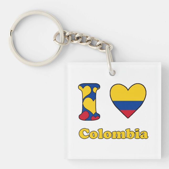 Llavero I love Colombia (Frente)