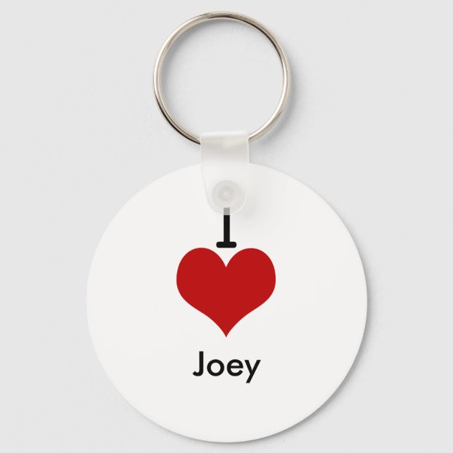 Llavero I Love (corazón) Joey (Anverso)