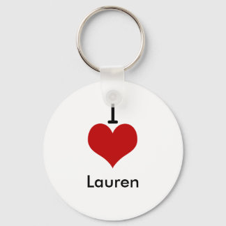 Llavero I Love (corazón) Lauren