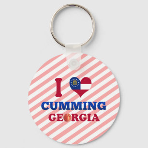 Llavero I Love Cumming, Georgia