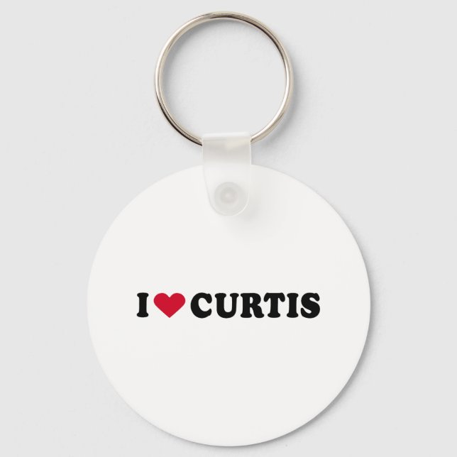 LLAVERO I LOVE CURTIS (Anverso)