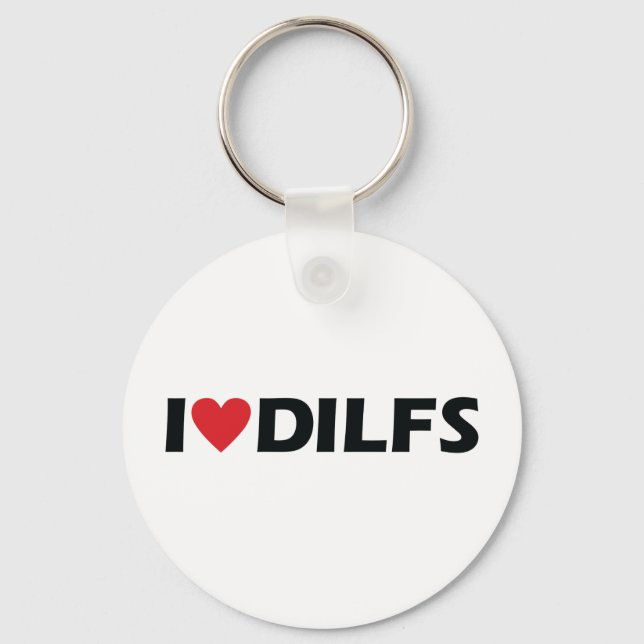Llavero I Love DILFS (Anverso)