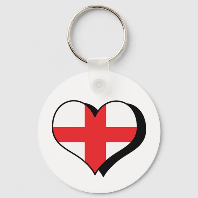 Llavero I Love England Keychain (Anverso)