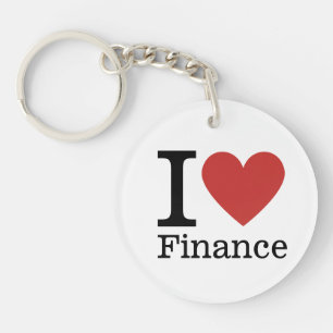 Llavero I ❤️ Love Finance - Departamento de Finanzas - Key