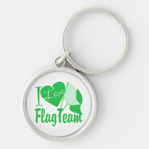 Llavero I Love Flag Team Green