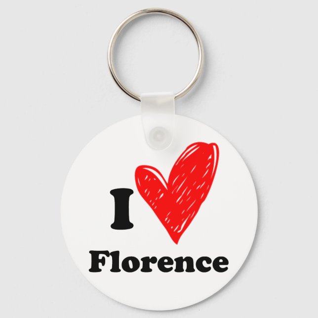 Llavero I Love Florence (Anverso)