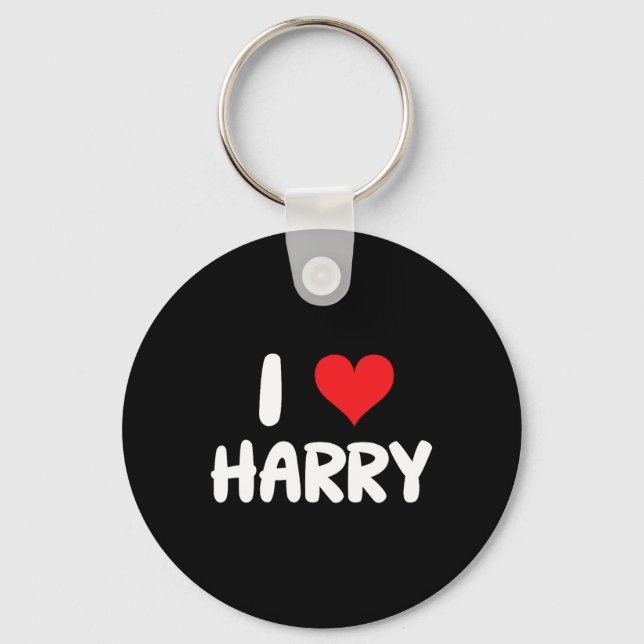 Llavero I Love Harry - Heart - Name  (Anverso)