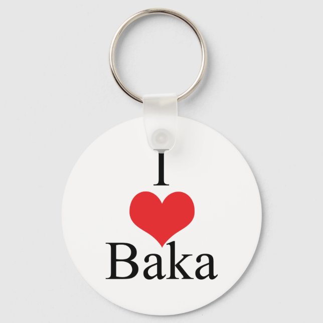 Llavero I Love (Heart Baka) (Anverso)