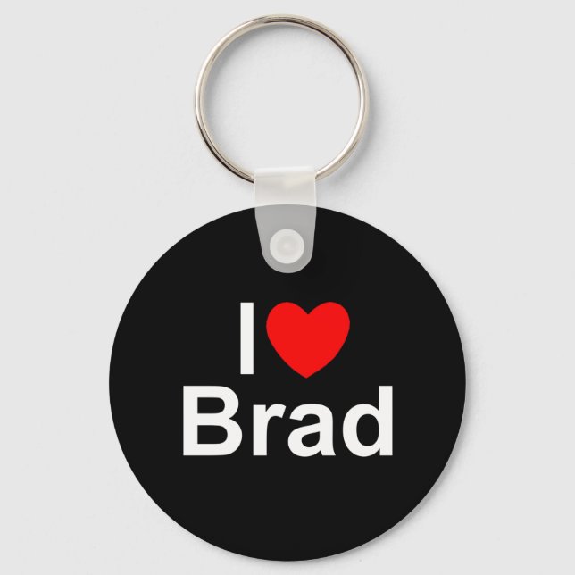 Llavero I Love (Heart) Brad (Anverso)