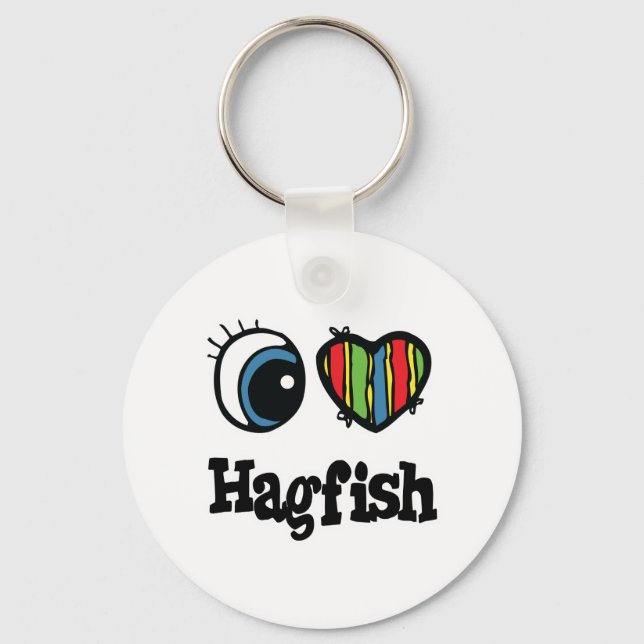 Llavero I Love (Heart Hagfish) (Anverso)