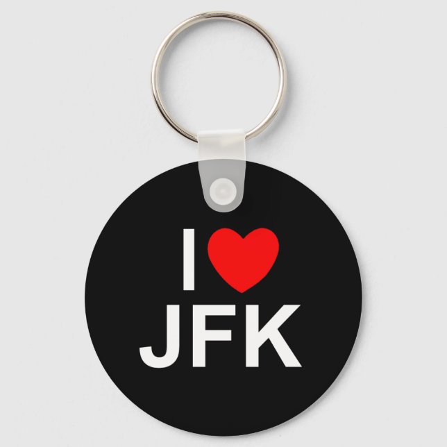 Llavero I Love (Heart) JFK (Anverso)
