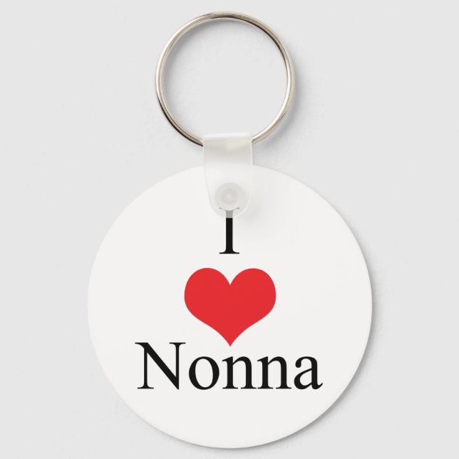 Llavero I Love (Heart) Nonna (Anverso)