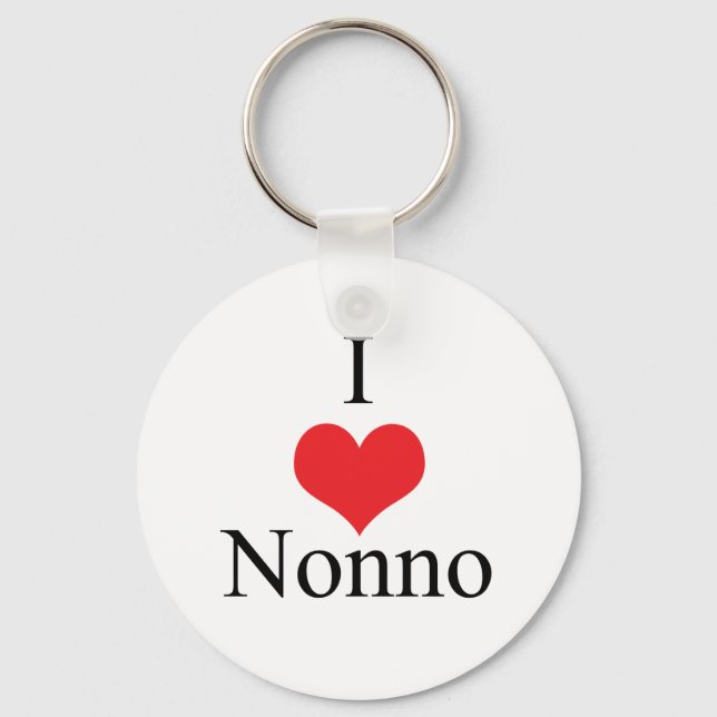 Llavero I Love (Heart) Nonno (Anverso)