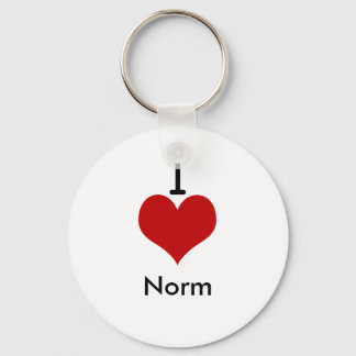 Llavero I Love (heart) Norm