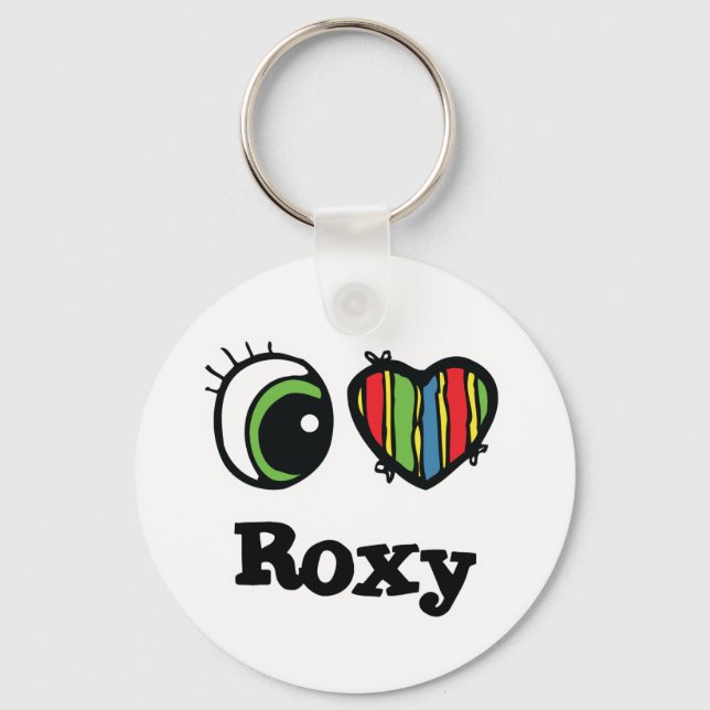 Llavero I Love (Heart) Roxy (Anverso)