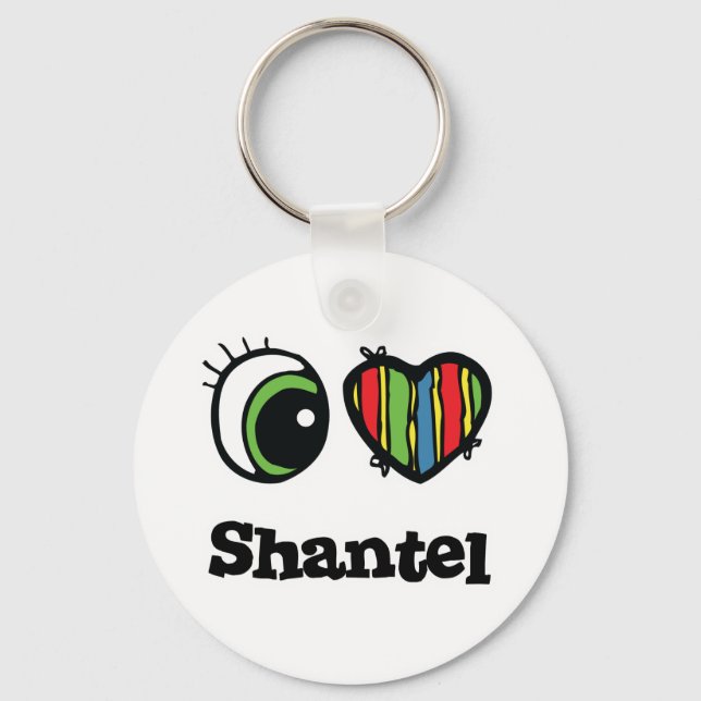 Llavero I Love (Heart) Shantel (Anverso)