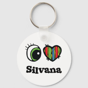 Llavero I Love (Heart) Silvana