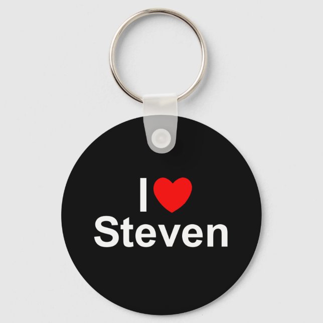 Llavero I Love (Heart) Steven (Anverso)