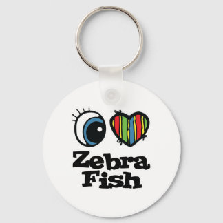 Llavero I Love (Heart) Zebrafish