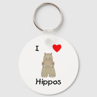 Llavero I Love Hippos (3)