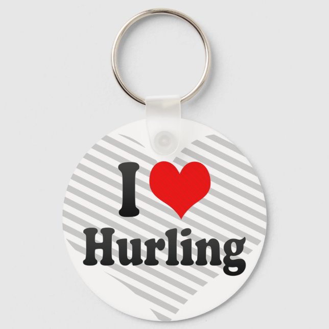 Llavero I love Hurling (Anverso)