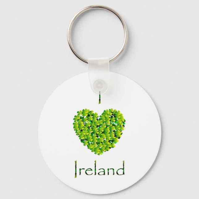 Llavero I Love Ireland Keychain (Anverso)