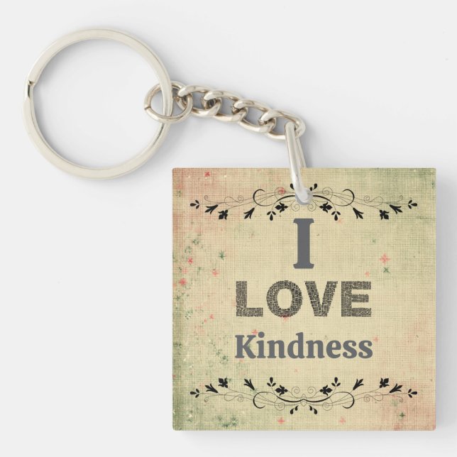 Llavero I Love Kindness Keychain (Frente)