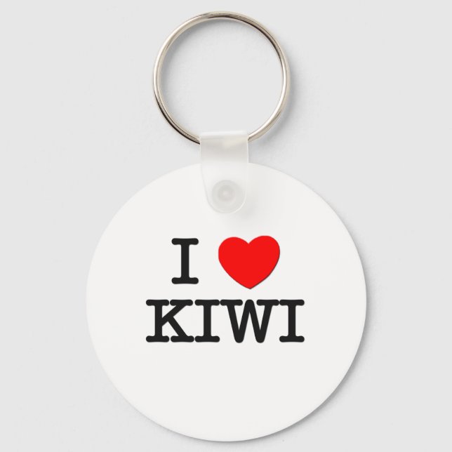 Llavero I Love KIWI ( food ) (Anverso)
