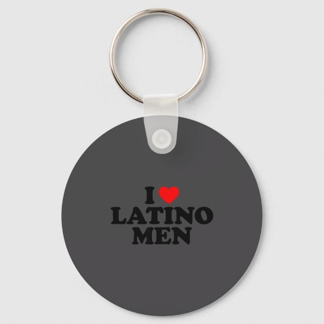 Llavero I Love Latino Men  (Anverso)