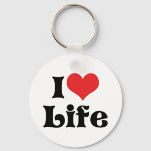 Llavero I Love Life Keychain
