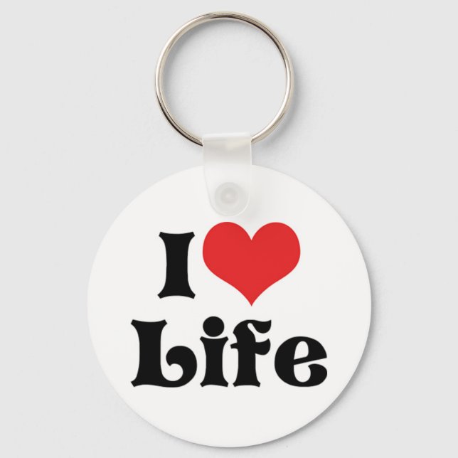 Llavero I Love Life Keychain (Anverso)