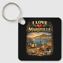 Llavero I love Marseille