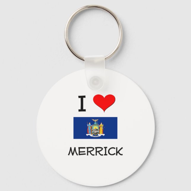 Llavero I Love Merrick New York (Anverso)
