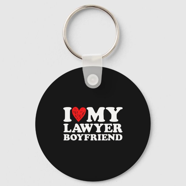 Llavero I Love My Lawyer Boyfriend Bf Valentines Day Women (Anverso)