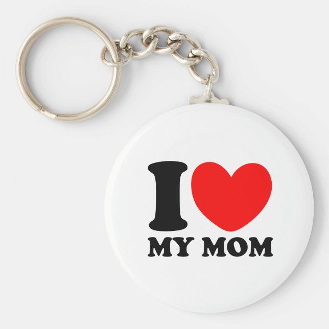 Llavero I Love My Mom (Frente)