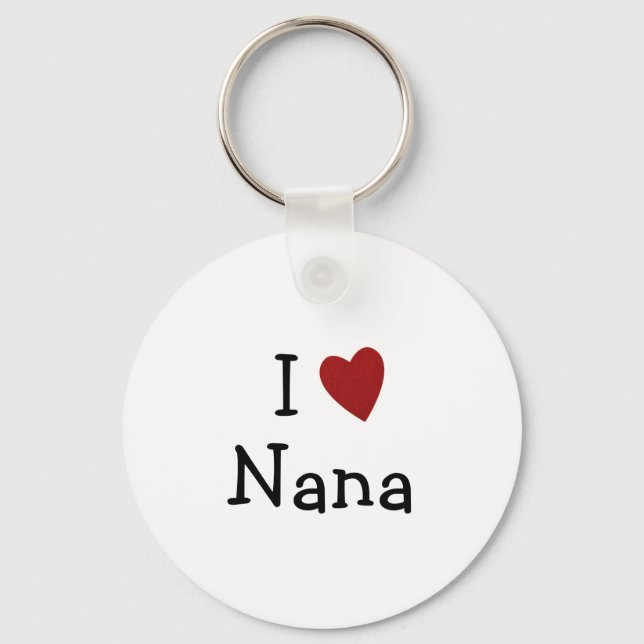 Llavero I Love Nana (Anverso)