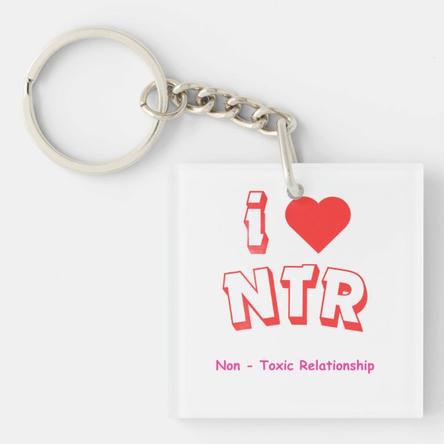 Llavero I love NTR (Frente)