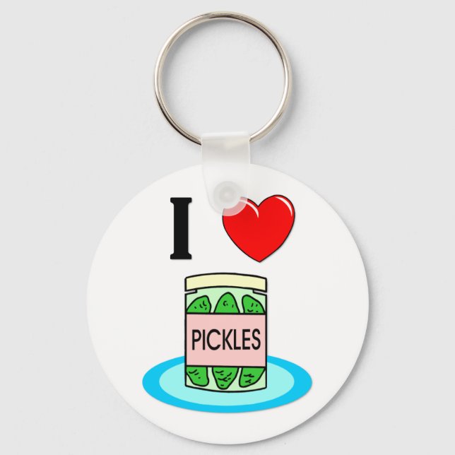 Llavero I Love Pickles (Anverso)
