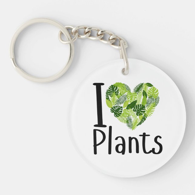 Llavero I Love Plants Keychain (Frente)