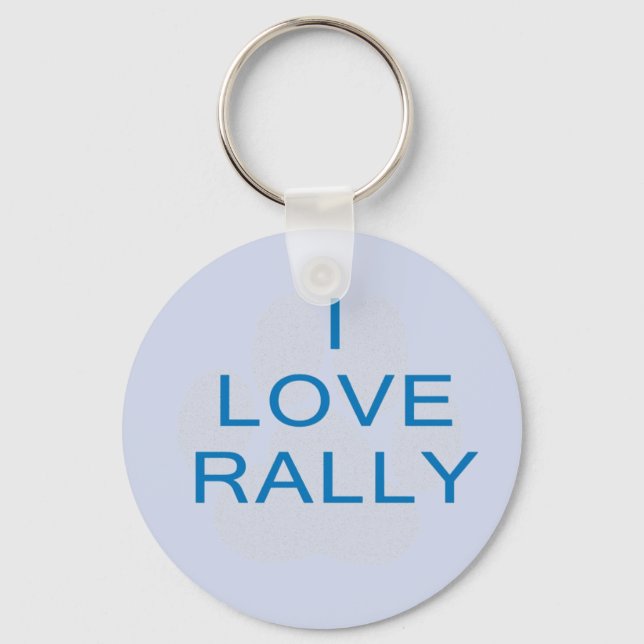 Llavero I Love Rally (Anverso)